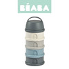 BEABA Pojemniki na mleko w proszku 4 komory mineral grey/blue