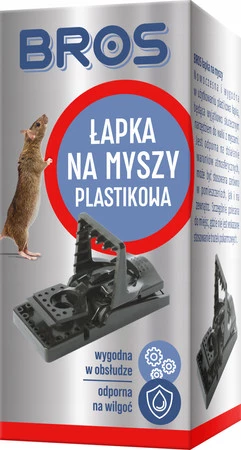 Bros Łapka na myszy plastikowa