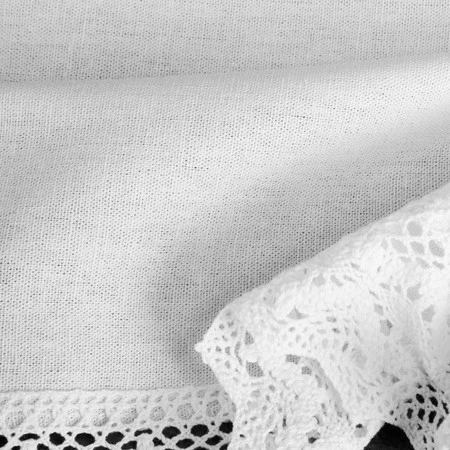 FIRANA GOTOWA CLARIE NA TAŚMIE 150 X 60 CM BIAŁY