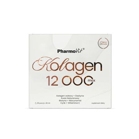 Zestaw 2x Pharmovit Kolagen 12 000 max zestaw shot 30 szt x 30 ml