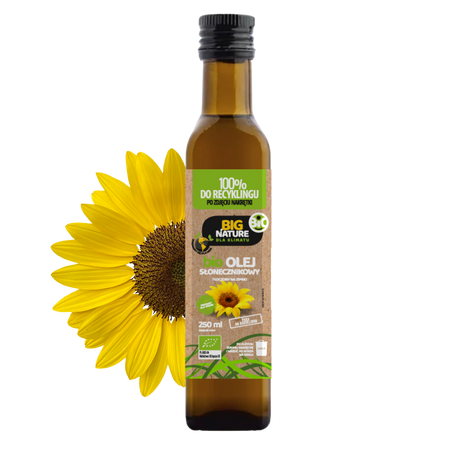 Big Nature Olej słonecznikowy 250 ml BIO