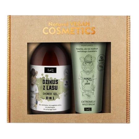 LAQ Zestaw Dzik żel pod prysznic 500 ml + balsam