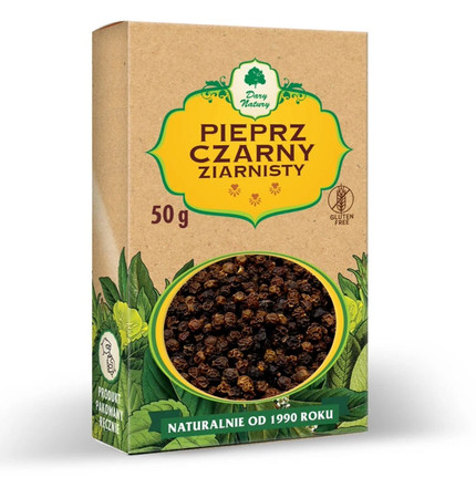 DARY NATURY PIEPRZ CZARNY ZIARNO BIO 50g