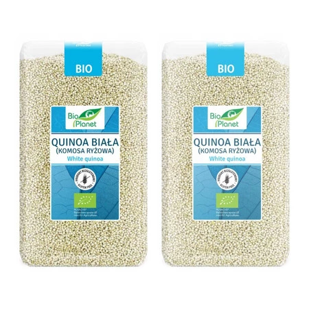 Zestaw 2x Bio Planet − Quinoa biała, komosa ryżowa BIO − 1 kg