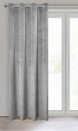 ZASŁONA GOTOWA ALUVIA 140 X 250 CM STALOWY