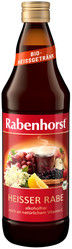 NAPÓJ ZIMOWY KORZENNY NA CIEPŁO JABŁKO - CZARNY BEZ - MIÓD BIO 750 ml - RABENHORST