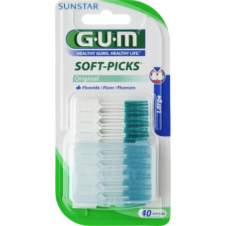 Sunstar GUM Soft-Picks Large czyściki międzyzębowe 40 sztuk