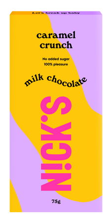 N!CK'S Nicks Czekolada mleczna z karmelem 75g