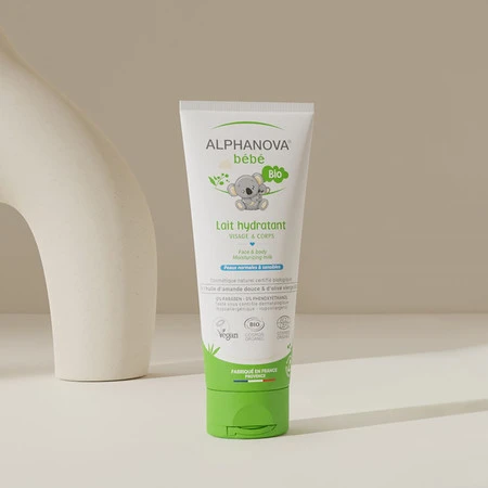 Alphanova Bebe Bio, Mleczko nawilżające, do skóry normalnej i wrażliwej, 200 ml