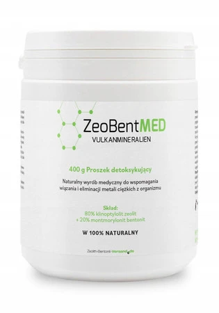 ZeoBentMED Zeolit + Bentonit proszek 400 g - wyrób medyczny