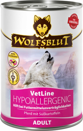Wolfsblut VetLine Hypoallergenic Konina i Bataty 395g