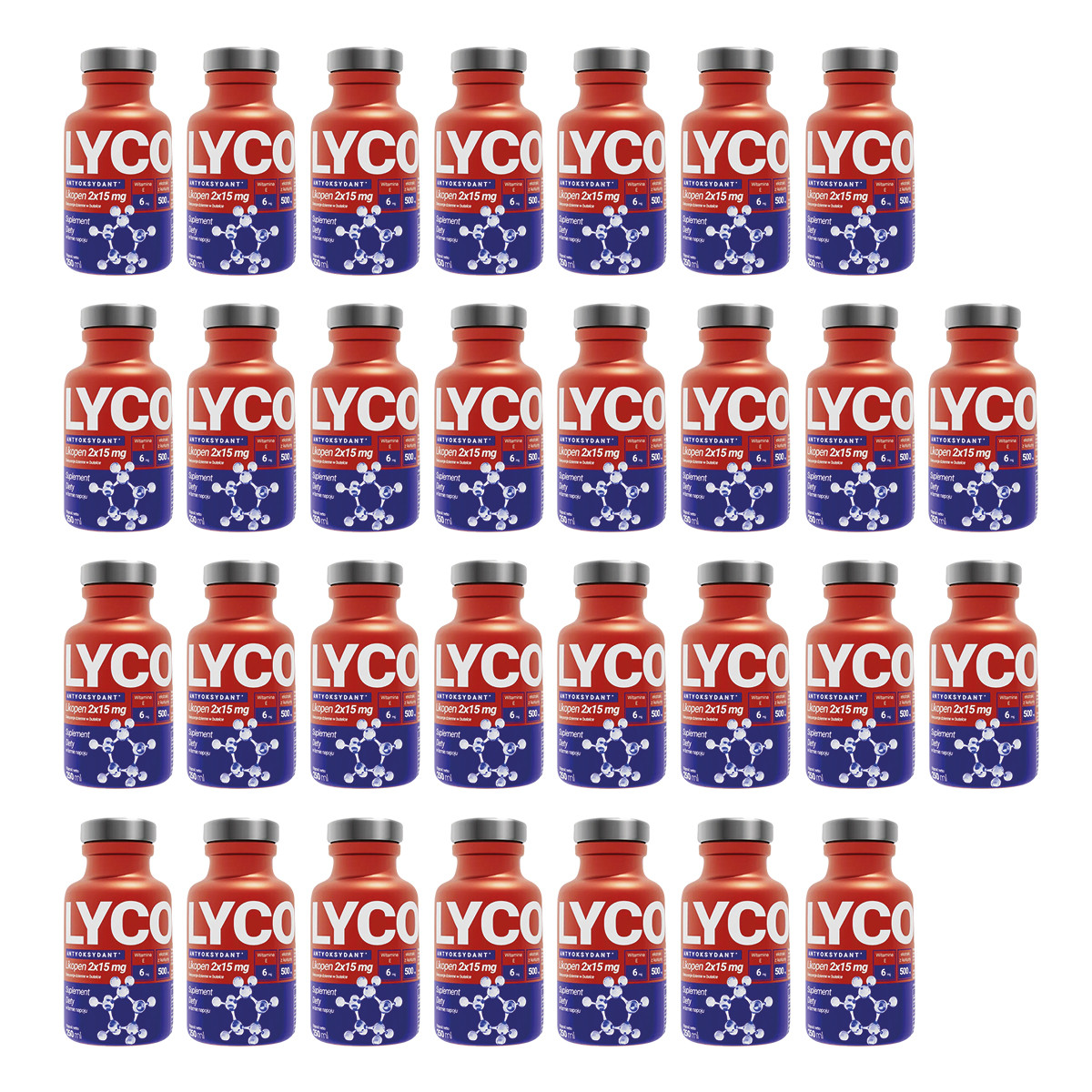 Zestaw 30x Napój LycopenVit Antyoxidant z Witaminą C i E + Kurkuma 250 ml - Nabea.pl