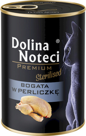 DOLINA NOTECI PREMIUM Kot Sterilised Perliczka 400g