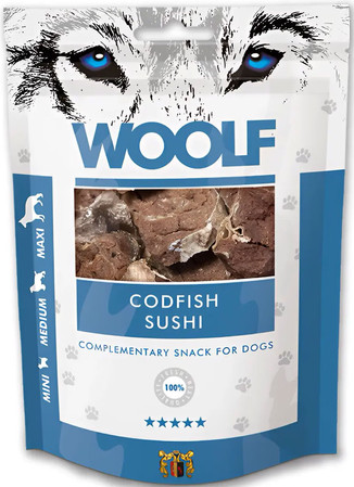 WOOLF Codfish Sushi Dorsz 100g