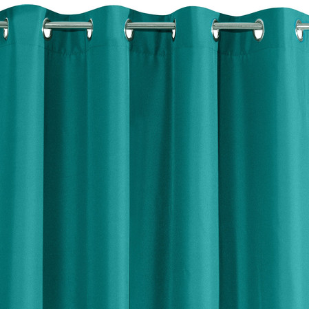 ZASŁONA GOTOWA RITA 140 X 250 CM TURKUSOWY