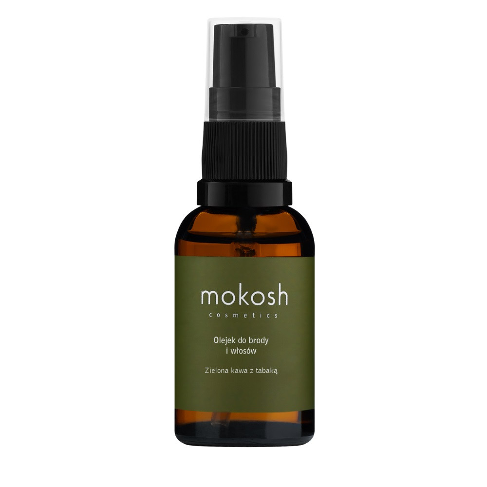 Mokosh - Olejek do brody i włosów. Zielona kawa z tabaką - 30 ml - Nabea.pl