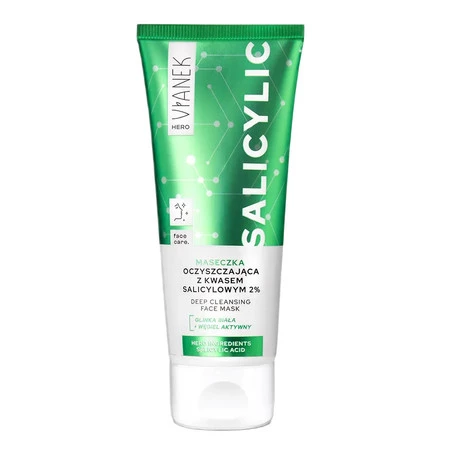 Vianek Hero Maseczka oczyszczająca z kwasem salicylowym 75ml
