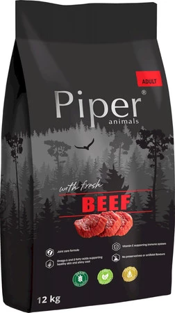 Dolina Noteci PIPER Animals Pies Adult Wołowina 12kg