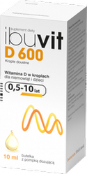 Medana IBUVIT D 600 wsparcie prawidłowego wzrostu i rozwoju kości u dzieci 10ml krople