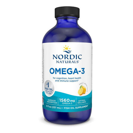 NORDIC NATURALS Omega-3 1560mg Omega-3 kwasy tłuszczowe EPA i DHA 237 ml smak cytryna