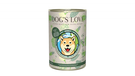 DOG'S LOVE Insekt pur - karma z owadów i warzyw (400g)