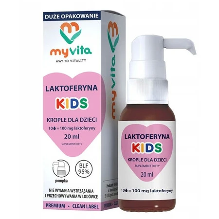 Myvita Laktoferyna KIDS XL 20 ml w kroplach