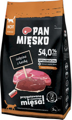 PAN MIĘSKO Cielęcina z Kaczką dla kota M 5kg