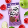 Bunny Ninja - Przekąska owocowa o smaku jabłko-malina-czarna porzeczka 15g zero cukru bezglutenowa