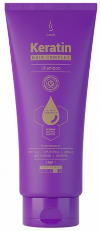 DuoLife − Keratin Hair Complex, szampon do włosów − 200 ml