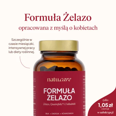 Natu.Care Formuła Żelazo 60 kaps.