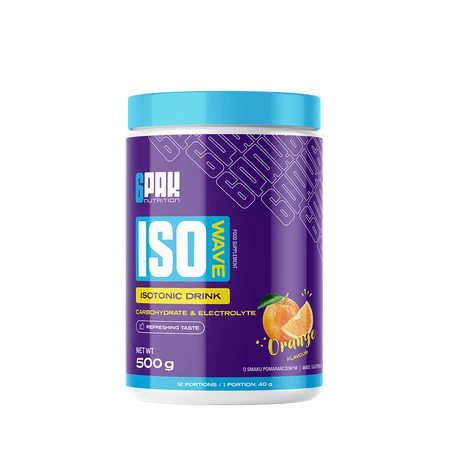 6PAK ISO WAVE 500g JAR ORANGE