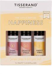 The Little Box of Happiness - Zestaw olejków eterycznych na lepsze samopoczucie (3x10 ml)