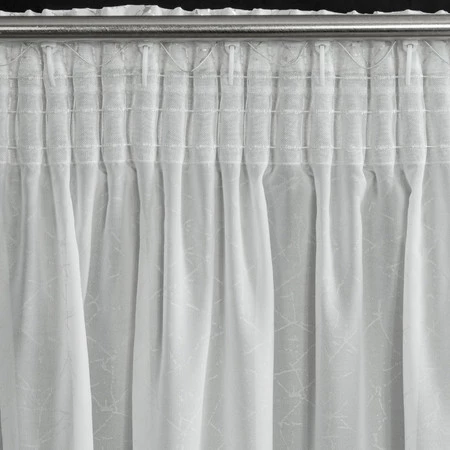 FIRANA GOTOWA ROXI NA TAŚMIE 140 X 270 CM BIAŁY