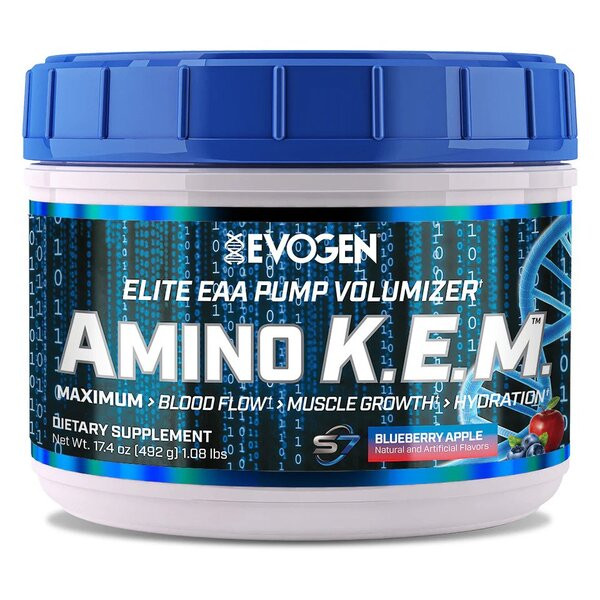 Amino K.E.M. EAA Aminokwasy 492 g smak jabłko - borówka - Nabea.pl