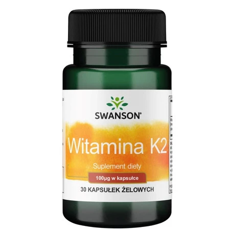 Swanson Witamina K2 Naturalna 100 Mcg 30 K