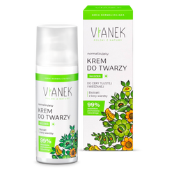 Vianek, Normalizujący krem do twarzy na dzień, 50 ml
