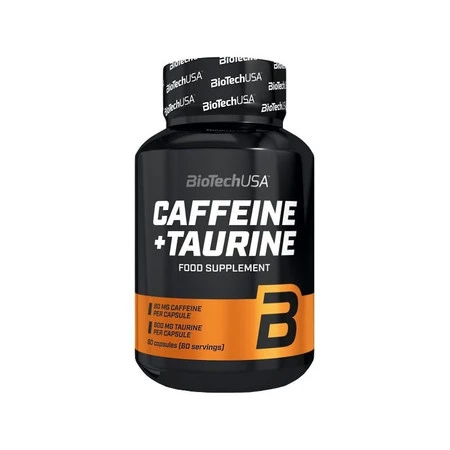 BioTech USA Caffeine + Taurine (Kofeina + Tauryna) 60 kaps.