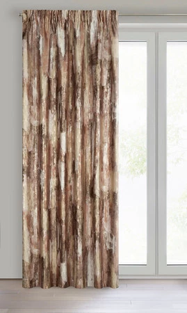 ZASŁONA GOTOWA ELLA NA TAŚMIE 140 X 270 CM CEGLASTY