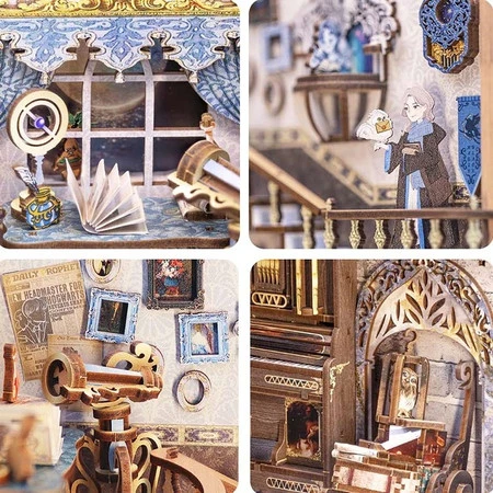 Habarri Book Nook DIY Pracownia alchemika