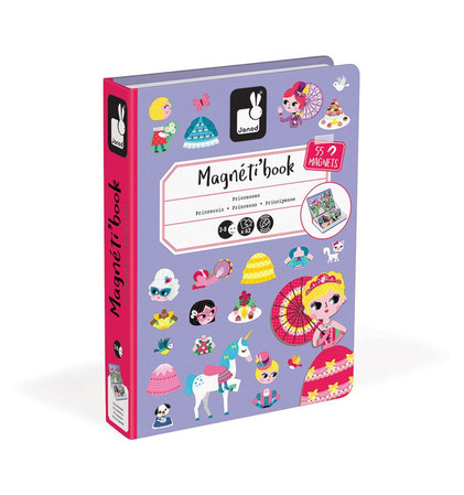 Janod Magnetyczna układanka Księżniczki Magnetibook