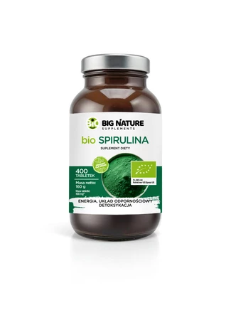 Big Nature Spirulina BIO 400 tabl.