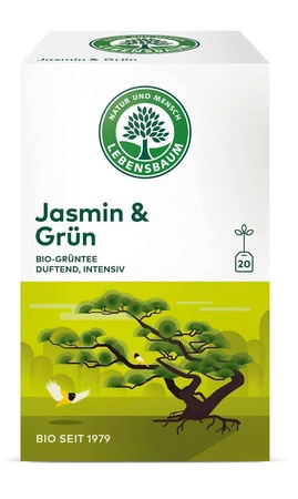 Lebensbaum − Herbata zielona jaśminowa BIO − 20 x 1.5 g