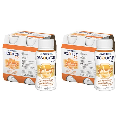 Zestaw 2x RESOURCE 2.0 smak ananas mango 4 x 200ml