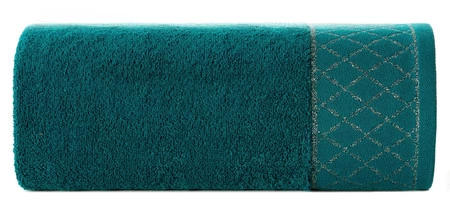 Ręcznik Layla (06), 30 x 50 cm, Ciemnoturkusowy