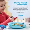 Nana's Manners, ETAP 2, Talerz silikonowy trójdzielny z przyssawką, niebieski