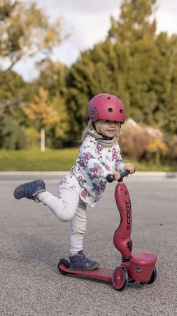 SCOOTANDRIDE Highwaykick 1 Lifestyle 2w1 Jeździk i hulajnoga z zamykanym schowkiem 1-5 lat Wildcat