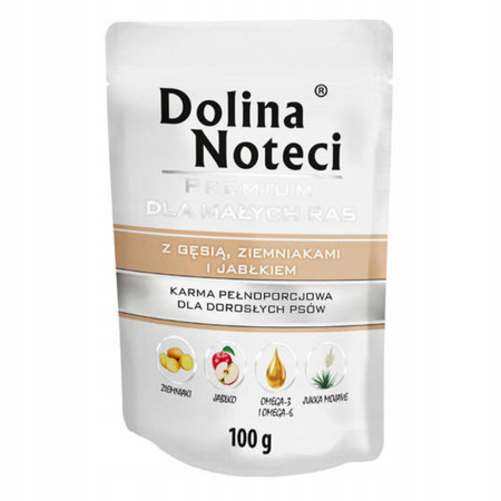 Dolina Noteci Premium małe rasy Gęś - Mokra karma dla psów  -  100 g