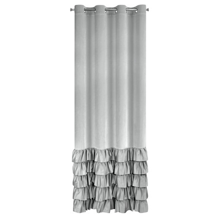 ZASŁONA GOTOWA DANI 140 X 250 CM SREBRNY
