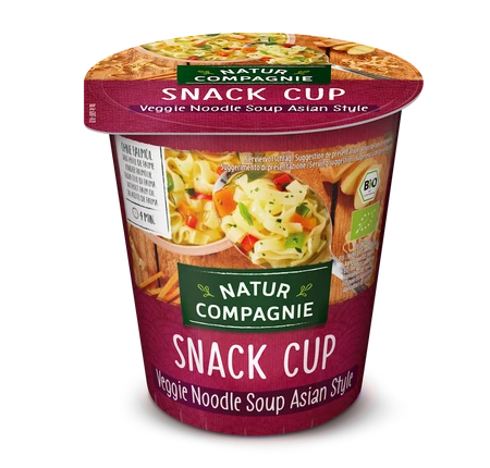 NATUR COMPAGNIE ZUPA W KUBKU Z MAKARONEM W STYLU AZJATYCKIM WEGAŃSKA BIO 55 g