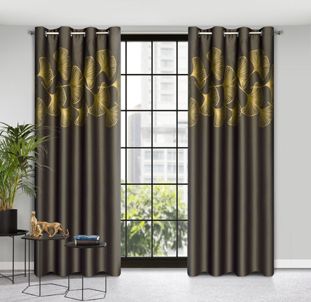 ZASŁONA GOTOWA HARMONY 140 X 250 CM BRĄZOWY
